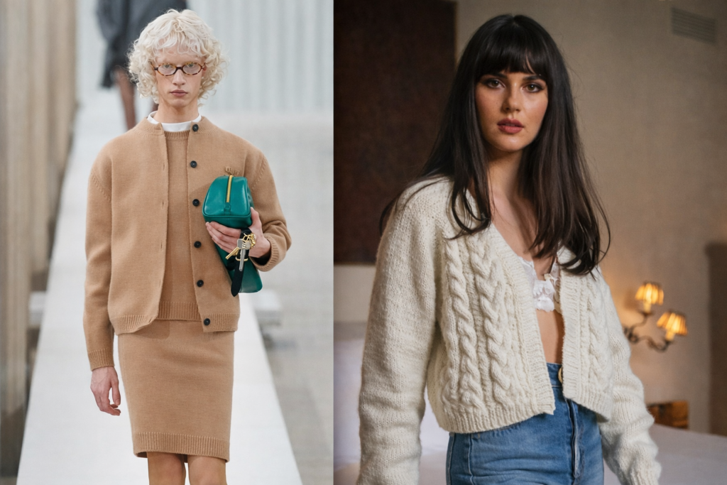 Tendência grandmacore — o guarda-roupa das avós de volta à moda