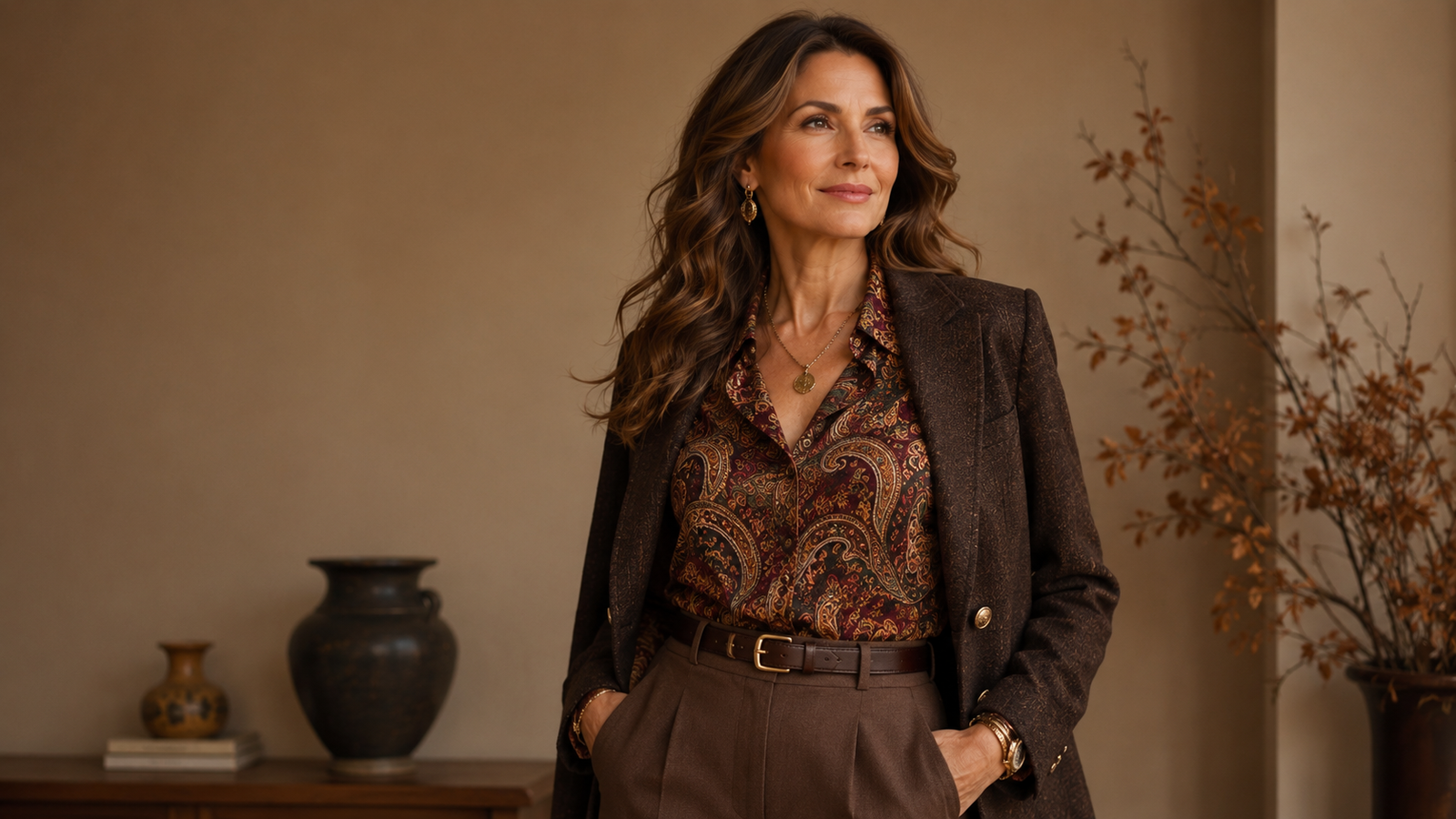 Como usar estampa paisley no inverno 2026 — combinações elegantes e modernas