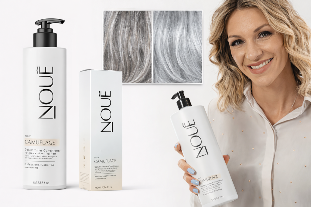 Nouê Cosméticos Camuflage Light — tonalizante seletivo para fios brancos