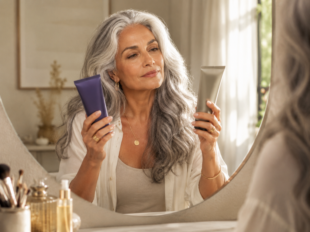 Como escolher o tonalizante certo para cabelo branco e grisalho depois dos 40