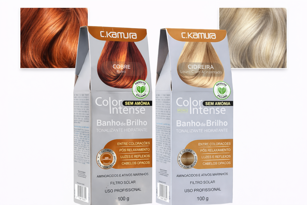 C.Kamura Banho de Brilho — tonalizante de manutenção para cabelo colorido