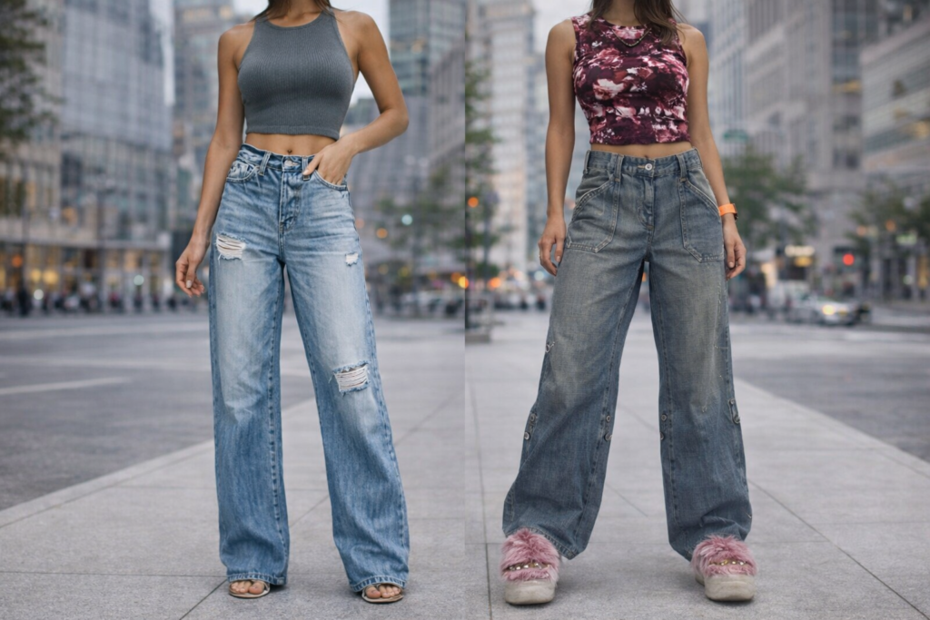 Como usar calça jeans desbotada de forma atual em 2026