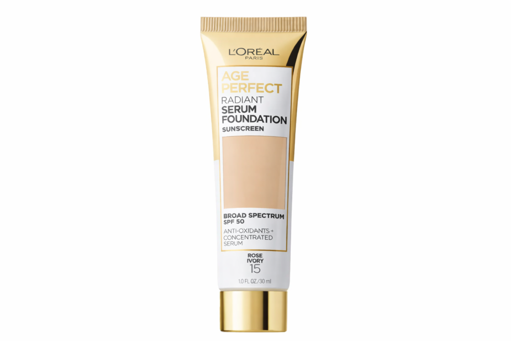 L'Oréal Age Perfect Radiant Serum Foundation — base sérum para pele madura