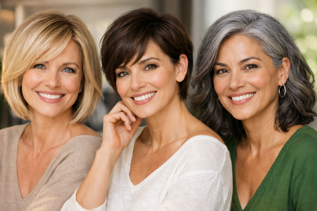 Cortes de cabelo para mulheres 40+ — estilos que realçam a beleza natural