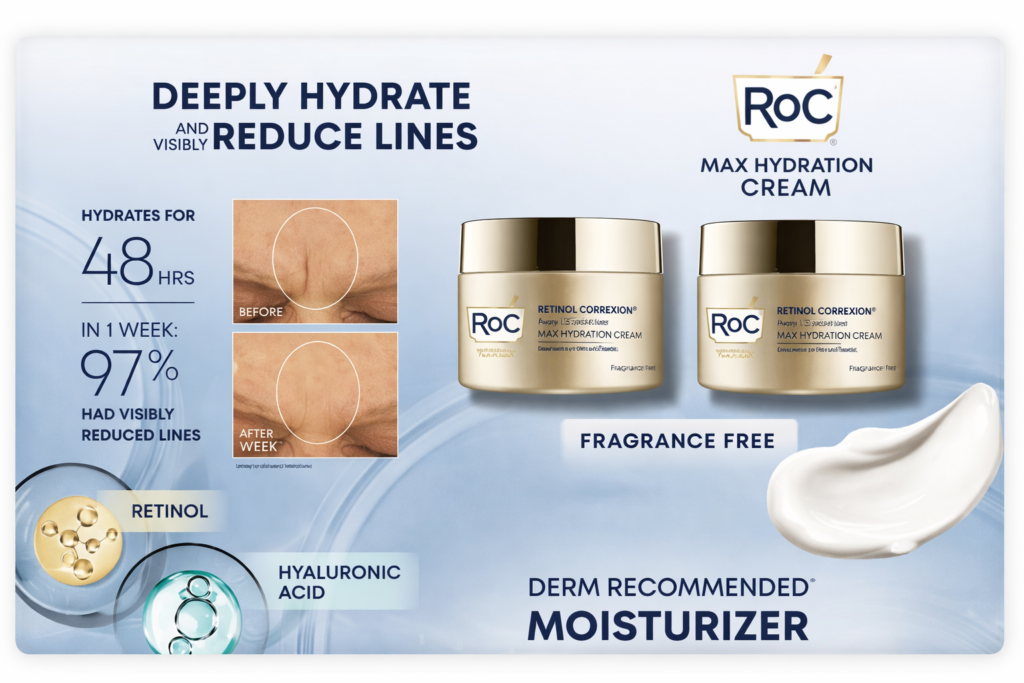 RoC Retinol Correxion Line Smoothing Serum — sérum noturno com retinol puro