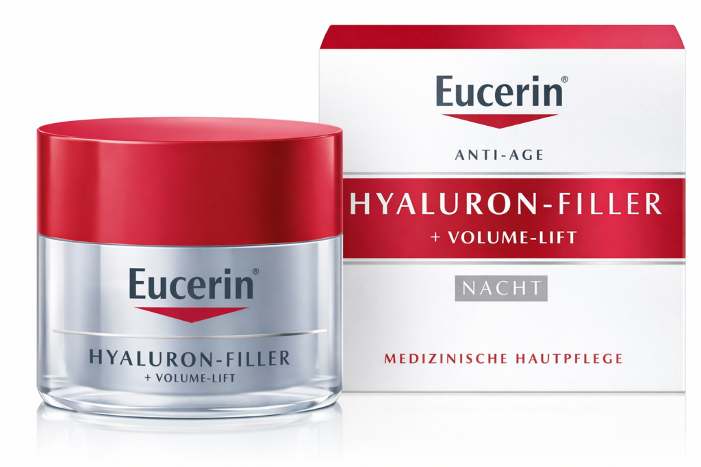 Eucerin Hyaluron-Filler + Volume-Lift — creme hidratante para pele madura seca