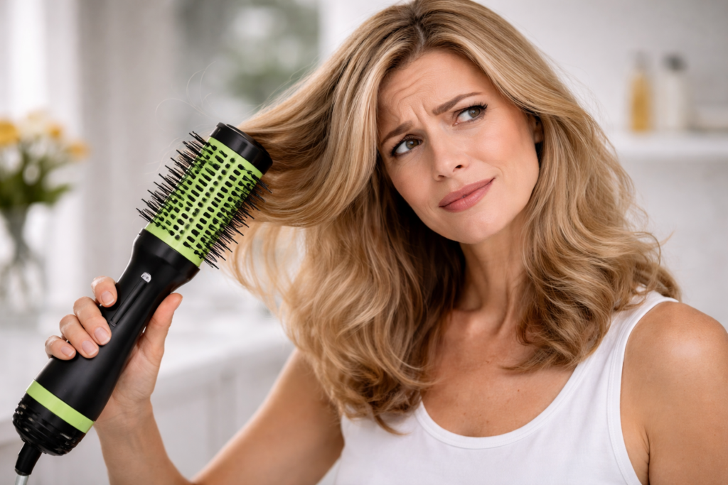 Escova secadora estraga o cabelo? Entenda os erros de uso que realmente causam dano térmico