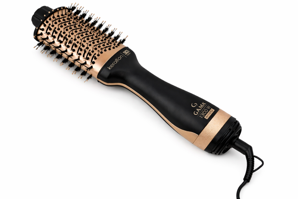 GAMA Italy Stylish Keration Brush — escova secadora com tecnologia Micro Glitter Tech