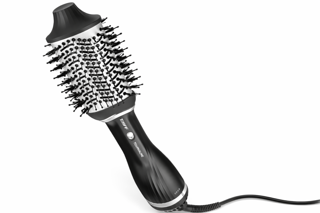 Taiff Oval Tourmaline — escova secadora com cerdas intercambiáveis