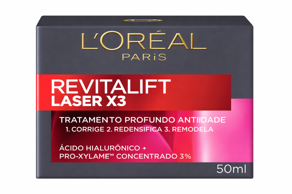 L'Oréal Paris Revitalift Laser X3 — creme anti-idade custo-benefício para pele madura