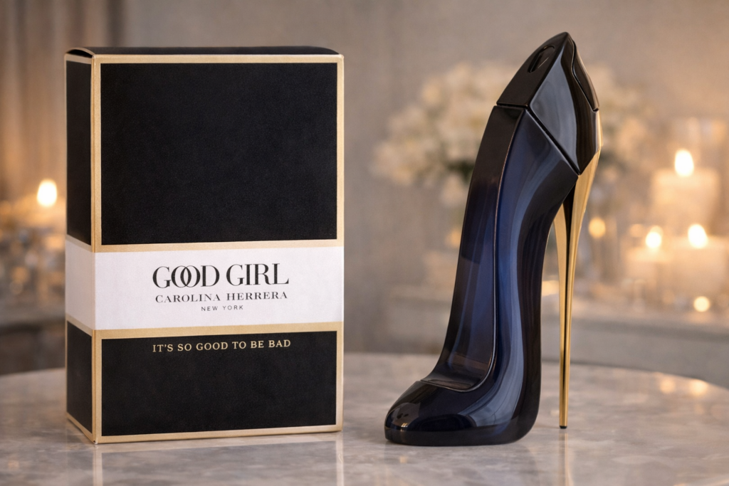 Carolina Herrera Good Girl — perfume importado feminino com frasco icônico