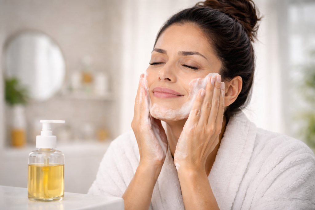 Creme anti-idade para pele madura — hidratação e proteção da barreira cutânea