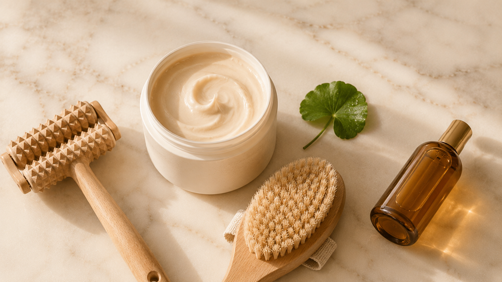ativos anticelulite pele madura produtos corporais cafeína centella retinol
