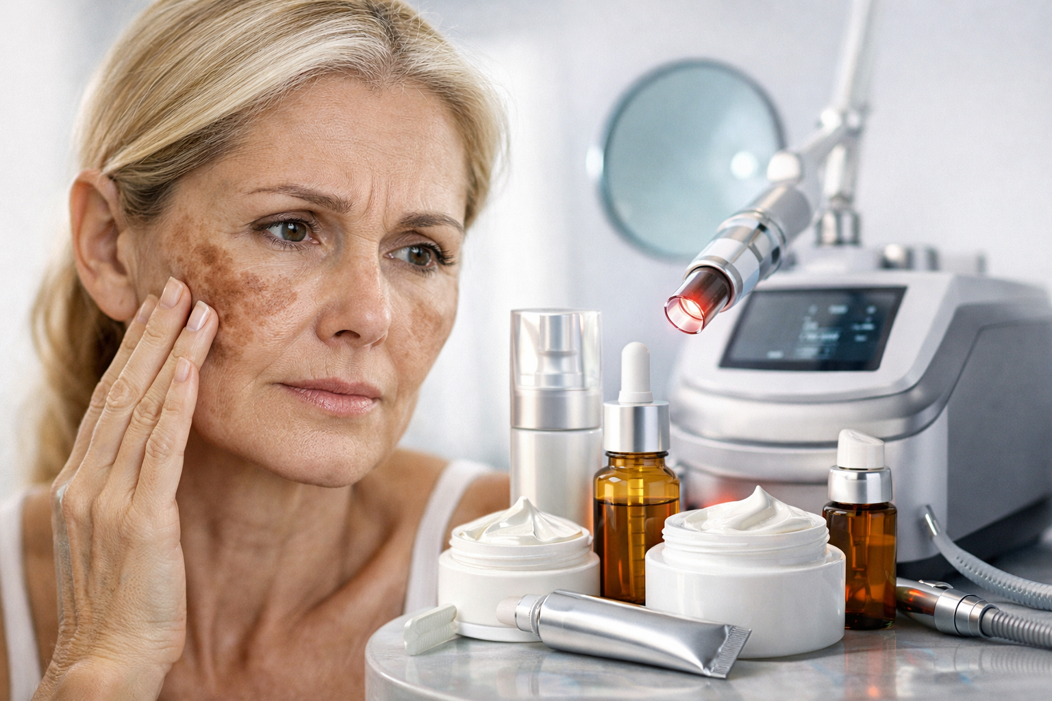 Melasma na Pele Madura: por que Piora Depois dos 40 (e o que Realmente Funciona)