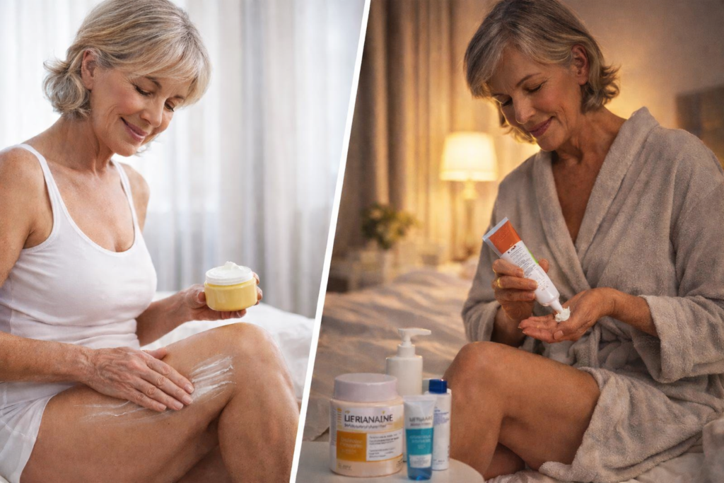 rotina anticelulite para pele madura manhã e noite — ativos e massagem que funcionam