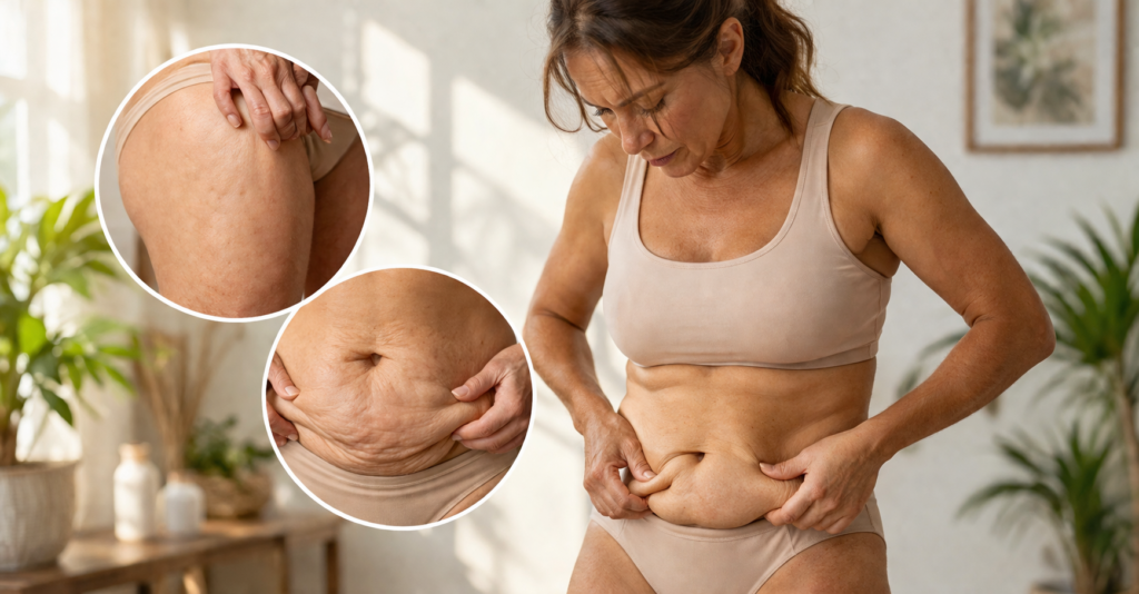 Flacidez da pele depois dos 40 — como melhorar de forma simples