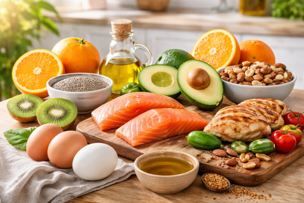 Alimentação saudável e cuidados com a pele depois dos 40