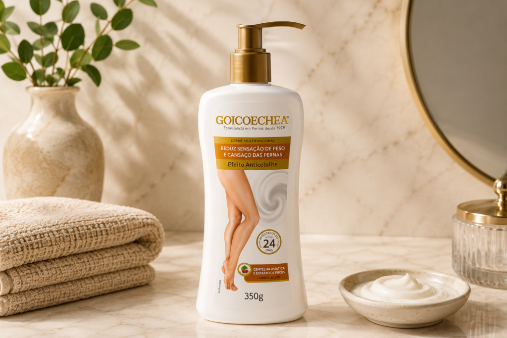 Goicoechea Anticelulite — creme com centella asiática para uso diário em pele madura