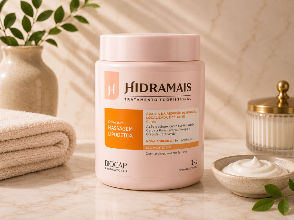 Hidramais Lipodetox — creme anticelulite acessível para uso diário