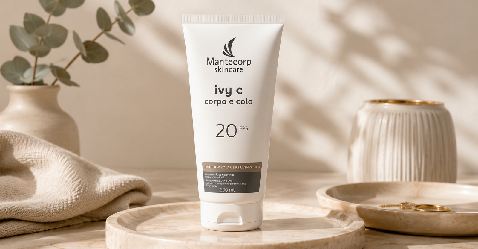 Mantecorp Skincare Ivy C sérum para corpo e colo maduro