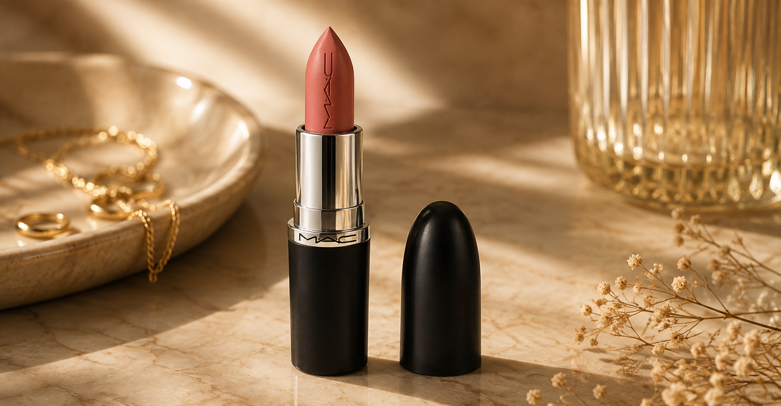 MAC Satin MACximal — batom acetinado com cobertura intensa