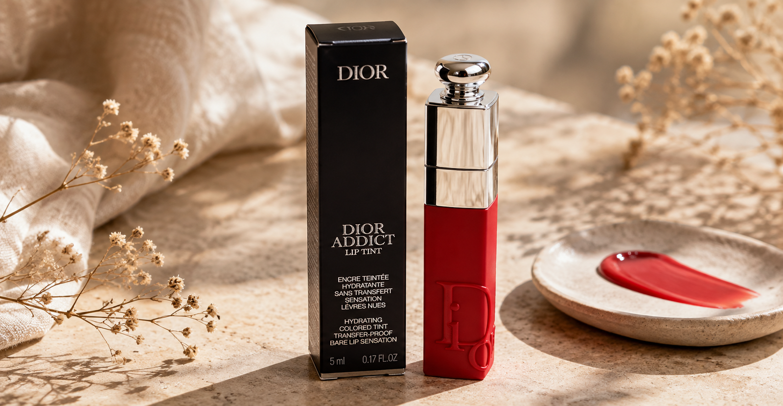 Dior Addict Lip Tint — batom que não resseca com acabamento semi-matte