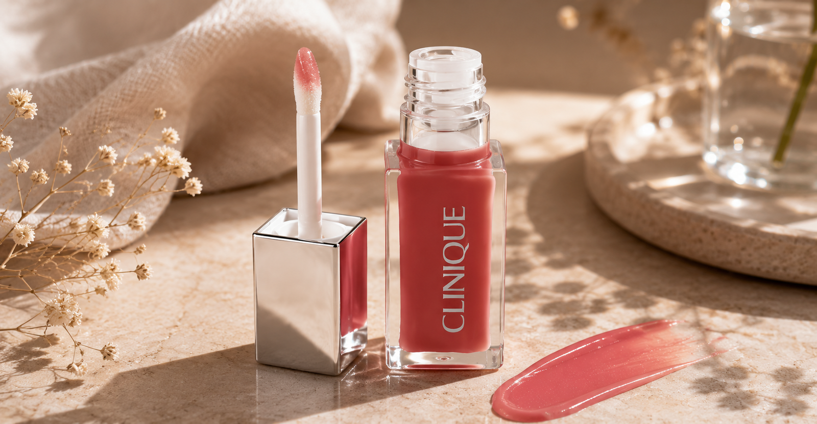 Clinique Lip Tint e Blush Líquido Pop — lip tint multifuncional para lábios e bochechas