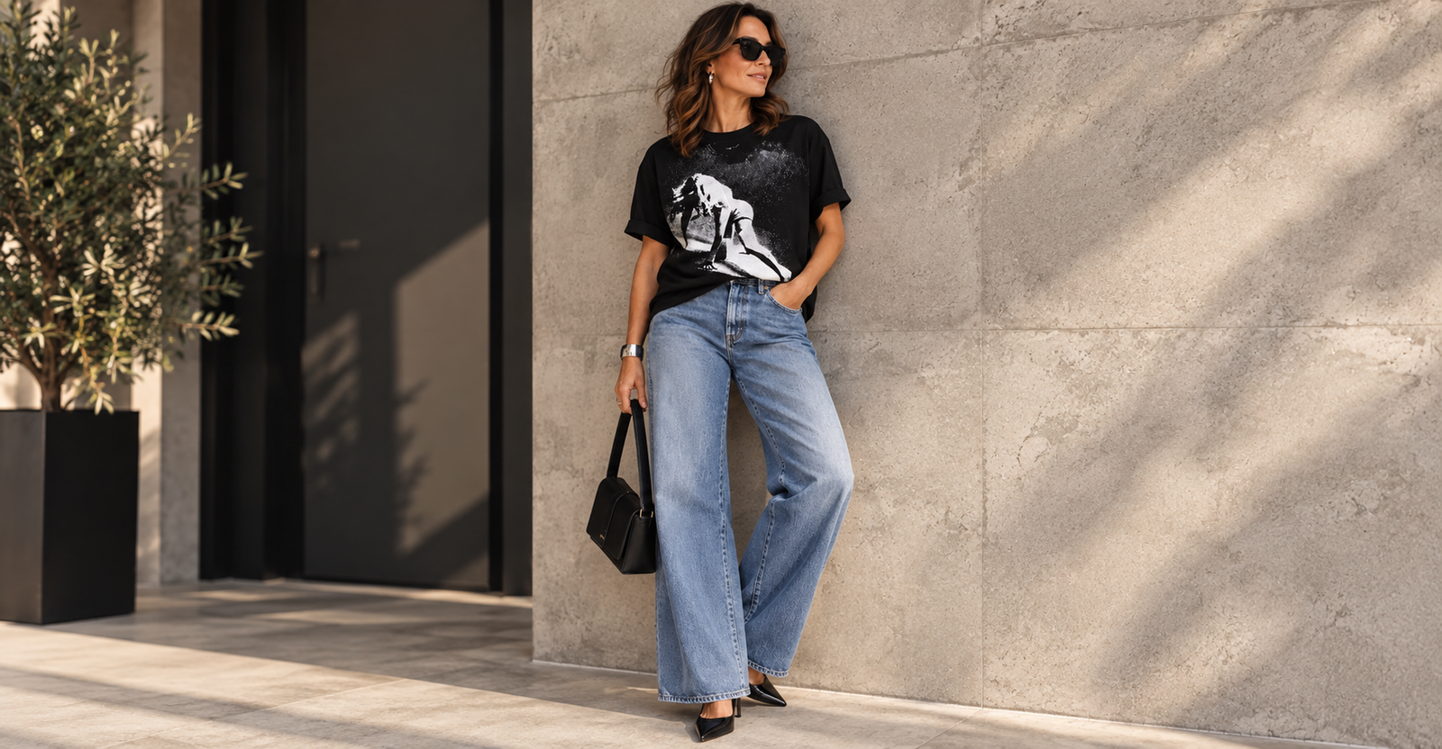 Camisetas Gráficas Dominam os Looks das Celebridades